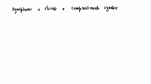 the-client-complains-several-hours-after-arriving-from-the-cardiac-procedural-suite-that-her-left-arm-hurts-and-the-fingers-are-numb-and-tingling-the-lpnlvn-notes-that-the-arm-is-twice-the-s-21132