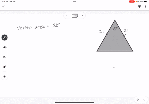 what-is-the-measure-of-a-base-angle-of-an-isosceles-triangle-if-the-vertex-angle-measures-38-degrees-and-the-two-congruent-sides-each-measure-21-units-01823