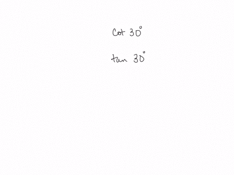 find-the-exact-value-cot-30