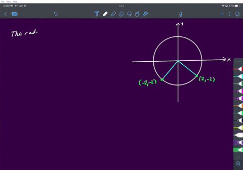 point-suppose-r-is-the-shaded-region-in-the-figure-as-an-iterated-integral-in-polar-coordinates-fcy-da-j4jc-frcosrsin0-rdr-d8-with-limits-of-integration-pi4-b-pi4-2sq1t2-32282