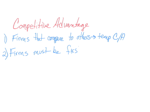 which-of-the-following-statements-regarding-competitive-advantage-is-accurate-choose-one-choice-firms-that-benchmark-their-performance-against-the-performance-of-successful-competitors-can-expect-to-a