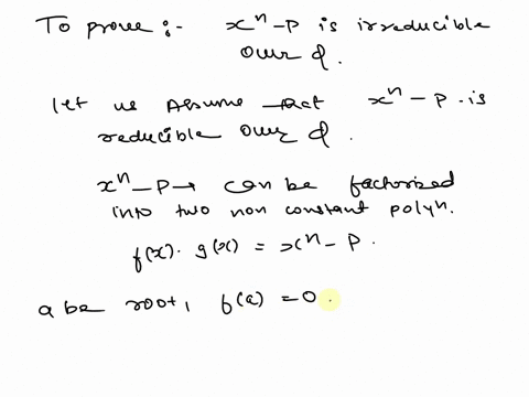 if-p-is-a-prime-number-prove-thet-the-polynomial-xn-p-is-irreducible-over-the-rationals-90858