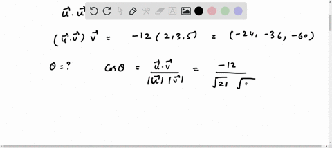 1-given-the-following-vectors-u-1-2-4-and-v-2-3-51-find-a-uv-b-u4-c-uvv-d-angle-between-u-and-v-e-unit-vector-2-suppose-that-b-2-2-1-ad-makes-30-with-a-and-aeb6-what-is-the-magnitude-of-a-3-91471