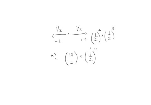 a-drunk-person-wonders-aimlessly-along-a-path-by-going-forward-1-step-and-backward-1-step-with-equal-probabilities-of-2-a-after-10-steps-what-is-the-probability-that-he-has-moved-2-steps-for-78363