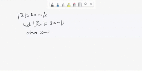 one-of-the-rectangular-component-of-a-velocity-of-60ms-is-30-ms-1determine-the-other-component-71352