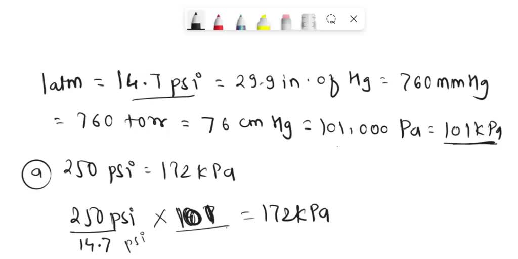 CONVERTING UNITS OF PRESSURE (atm, Torr, MmHg, Bar, Pa,, 50% OFF