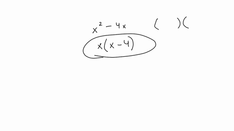 how-would-i-factor-x2-4x
