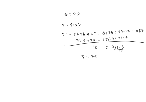 in-a-certain-machine-the-length-of-the-parts-is-normally-distributed-and-the-standard-deviation-is-05-mm-an-adjustment-is-made-and-a-random-sample-is-taken-to-determine-the-mean-length-of-pa-69664