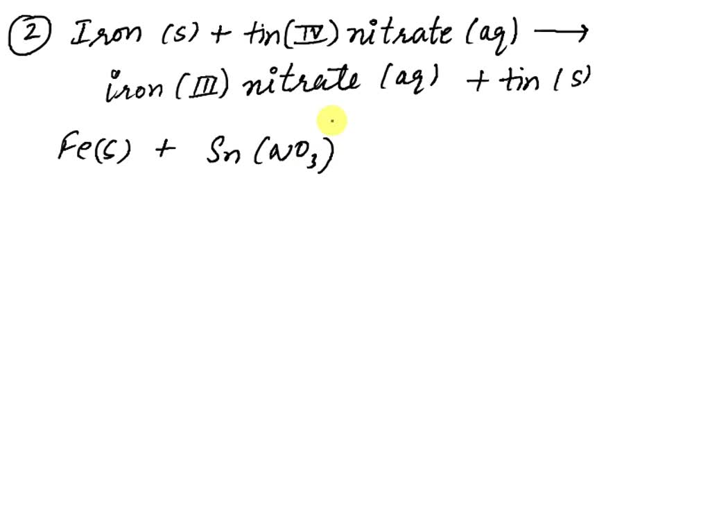 SOLVED Write skeleton equations for these reactions. a. lithium (s)+gold( III ) chloride (a q