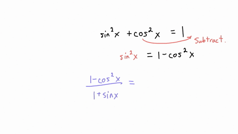 1-cos2x1-sinx-sinx-true-false