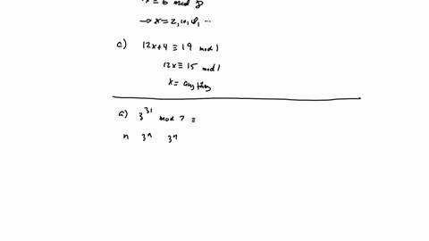 solve-the-following-linear-congruence-equations-if-no-solutions-exist-say-why-show-your-work-a-8x-24x-mod-7-b-7x-1-119-mod-8-c-12x-4-19-mod-1-use-fermats-little-theorem-to-find-the-following-32085