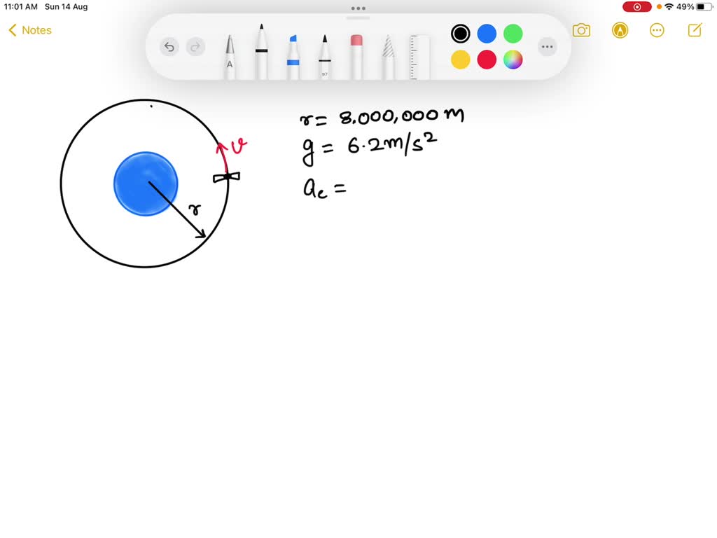 SOLVED For a satellite to orbit Earth at a constant distance, its