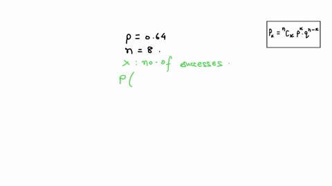 a-binomial-experiment-with-probability-of-success-p064-and-n8-trials-is-conducted-what-is-the-probability-that-the-experiment-results-in-more-than-6-successes-68723