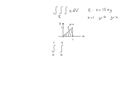 evaluate-the-triple-integral-ff-xdv-where-g-is-the-solid-that-lies-below-the-surface-z-15xy-and-above-the-triangle-in-the-xy-plane-bounded-by-the-lines-y-0-1-and-y-2-2-5-87922