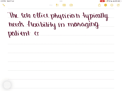 compare-the-needs-of-the-solo-office-physician-to-the-needs-of-the-federal-government