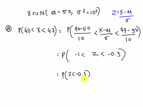 for-a-normal-distribution-where-the-mean-is-50-and-the-standard-deviation-is-10-what-percentage-of-the-area-is-between-the-scores-of-40-and-47-above-a-score-of-47-below-a-score-of-53-24498