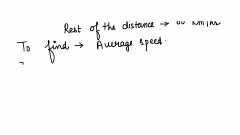 a-car-moving-on-a-straight-road-covers-one-third-of-the-distance-with-20-kmhr-and-the-rest-with-60-kmhr-the-average-speed-is