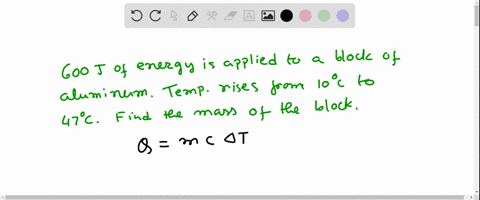 a-block-of-aluminum-is-heated-with-600j-of-energy-its-temperature-increases-from-10-degrees-celcius-to-47-degrees-celcius-what-is-the-mass-of-the-block-18804