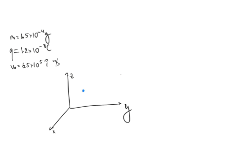 the-mass-and-charge-of-water-droplet-are-15-and-12-10-c-respectively-if-the-droplet-is-given-an-initial-horizontal-velocity-of-65-x-105-ms-what-magnetic-field-in-will-keep-it-moving-in-this-46686