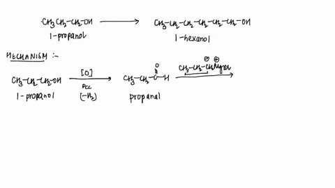 how-would-you-synthesize-1-hexanol-starting-from-1-propanol-incorporating-a-grignard-reagent-in-the-synthesis-please-show-all-mechanisms-10861