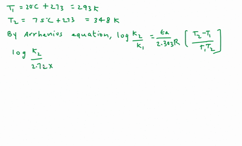 a-first-order-reaction-has-a-rate-constant-of-272-10-2-s-1-at-200-c-with-activation-energy-of-764-kj-mol-1-what-is-the-value-of-k-at-750-c