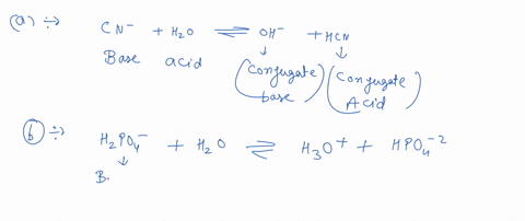 3-for-each-of-the-following-reactions-identify-the-bronsted-lowry-acids-and-bases-and-the-conjugate-acid-base-pairs-a-cn-aq-h2ol-oh-aq-hcnaq-b-h2po4-aq-h2ol-h3oaq-hpo42-aq-c-hpo42-aq-h2ol-oh-45249