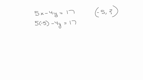 consider-the-following-equation-5x4y17-step-1-of-2-determine-the-missing-coordinate-in-the-ordered-pair-5-so-that-it-will-satisfy-the-given-equation