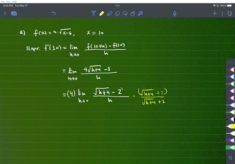 a-using-the-definition-f-first-derivative-find-the-slope-of-tangent-line-to-the-graph-of-the-function-fx-4vx-6-at-the-point-x-10-3-marks-b-evaluate-dt-secxe-dx-v1-p-2-marks-c-solve-the-initi-79832