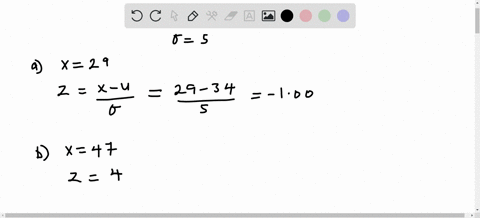 a-normal-distribution-has-34-and-5-enter-all-as-a-number-a-find-the-z-score-corresponding-to-x-29-b-find-the-z-score-corresponding-to-x-47-c-find-the-raw-score-corresponding-to-z-3-d-find-th-49332