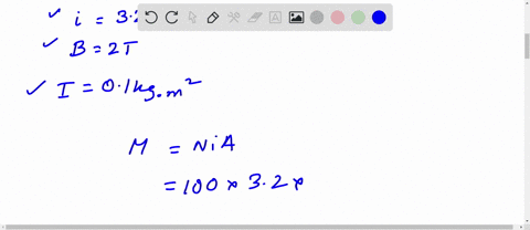 a-100-turns-closely-wound-current-carrying-coil-of-radius-10-cm-is-placed-in-a-vertical-plane-the-coil-carries-a-current-of-32-a-and-free-to-rotate-about-a-horizontal-axis-which-coincides-wi-04998
