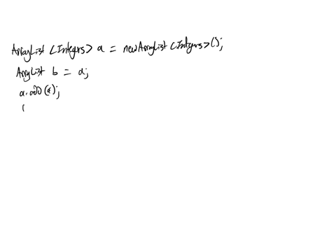 what-is-output-by-the-following-code-arraylist-integer-a-new-arraylist-integer-arraylist-b-a-aadd4-badd5-aadd6-badd7-systemoutprintlnaget1-an-indexoutofboundsexception-occurs-4-5-6-7
