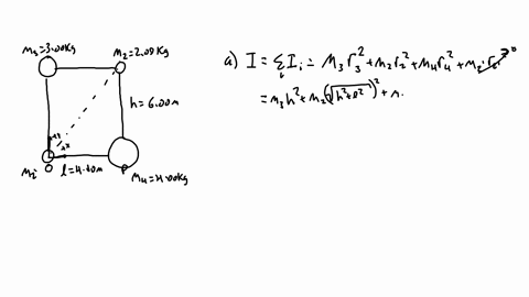 the-four-particles-in-figure-q10-are-connected-by-rigid-rods-of-negligible-mass-the-origin-is-at-the-center-of-the-30pkg-20kg-rectangle-the-system-rotates-in-the-y-plane-about-the-z-axis-pas-41793