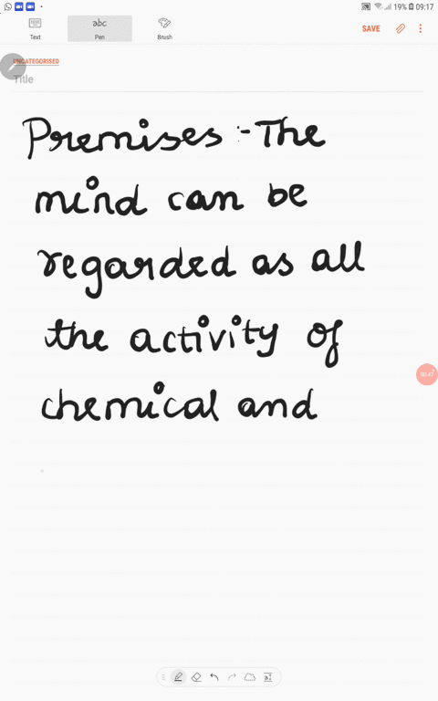 discussion-post-200-to-300-words-argument-1-for-if-the-brain-is-a-machine-of-ten-billion-nerve-cells-and-the-mind-can-somehow-be-explained-as-the-summed-activity-of-a-finite-number-of-chemic-91235