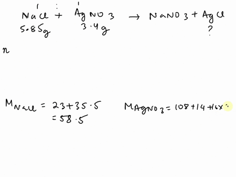 the-weight-of-agcl-precipitated-when-a-solution-containing-585-g-of-nacl-is-added-to-a-solution-containing-34-g-of-agno3-is-a-28-g-b-925-g-c-2870-g-d-58-g-84103