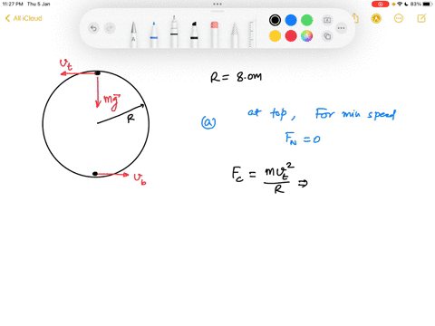a-motorcyclist-just-loops-a-vertical-loop-of-radius-80-m-what-is-his-minimum-speed-at-the-highest-and-the-lowest-points-of-the-loop-what-is-the-reaction-force-due-to-the-loop-on-the-motorcyc-57136