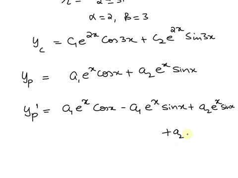 find-the-general-solution-to-the-non-homogeneous-differential-equation-y-4y-13y-ex-cosx-80257