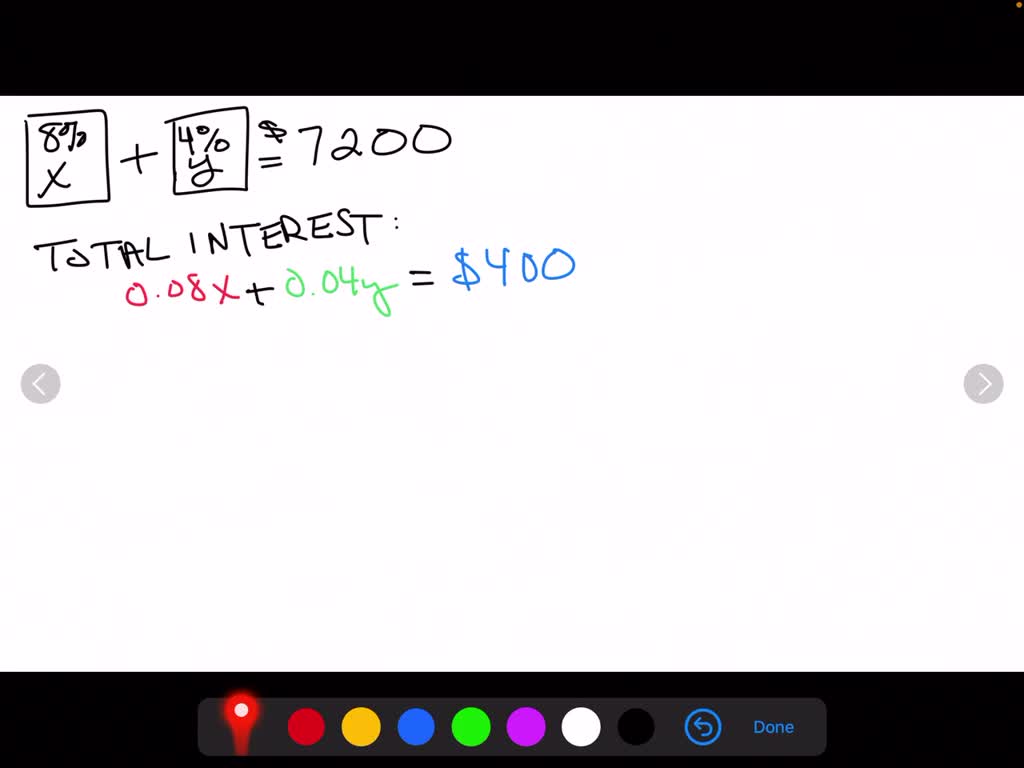 solved-heather-has-divided-7200-between-two-investments-one-paying-8