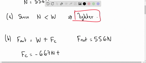 a-student-of-weight-667-n-rides-a-steadily-rotating-ferris-wheel-the-student-sits-upright-at-the-highest-point-the-magnitude-of-the-normal-force-f_n-on-the-student-from-the-seat-is-556-n-a-does-the-2