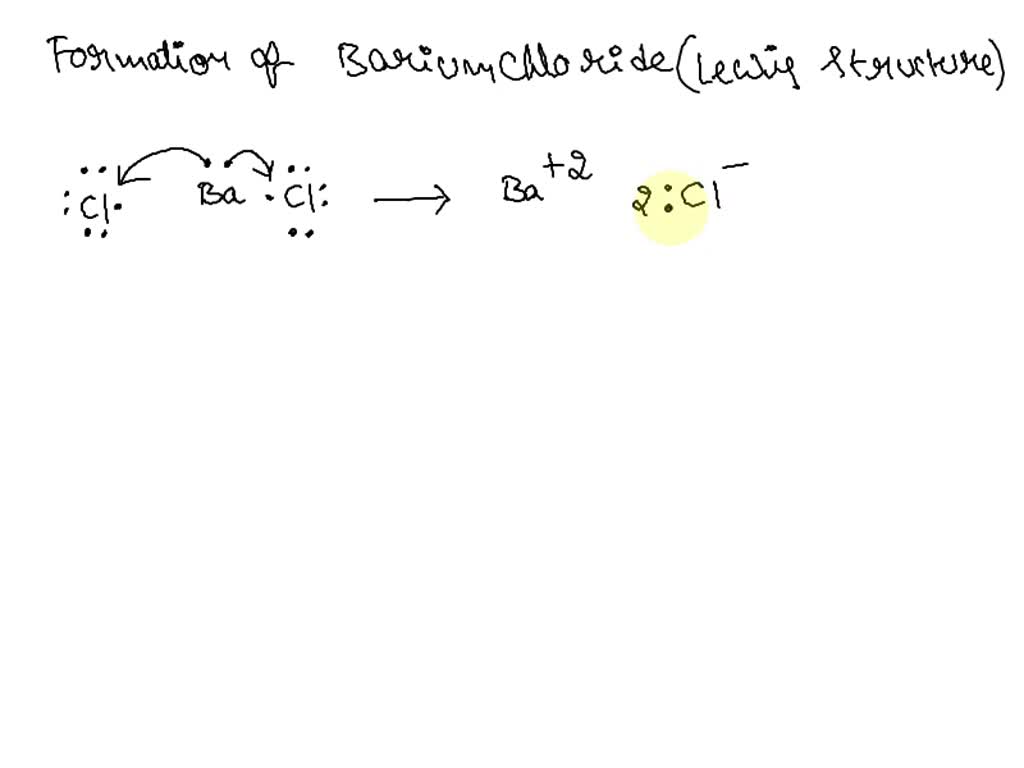 barium chloride lewis dot structure