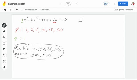 the-following-equation-is-given-x-2x2-_-25x-50-list-all-rational-roots-that-are-possible-according-to-the-rationae-zero-theorem-5-5-use-comma-t0-separate-answers-as-needed-b-use-synthetic-di-17929