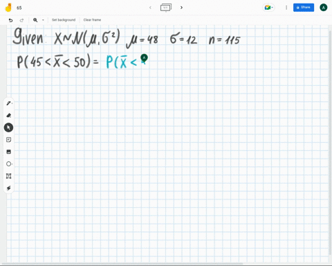 sample-of-size-115-will-be-drawn-from-population-with-mean-48-and-standard-deviation-12-use-the-ti-84-calculator-part-1-out-of-2-find-the-probability-that-will-be-between-45-and-50-round-the-78637