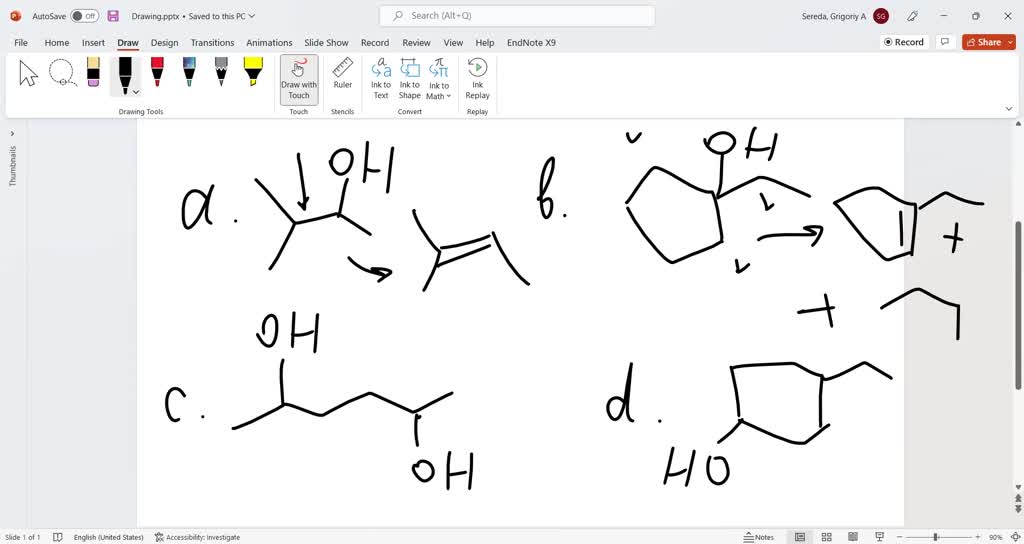 SOLVED What product(s) would you expect from dehydration of the