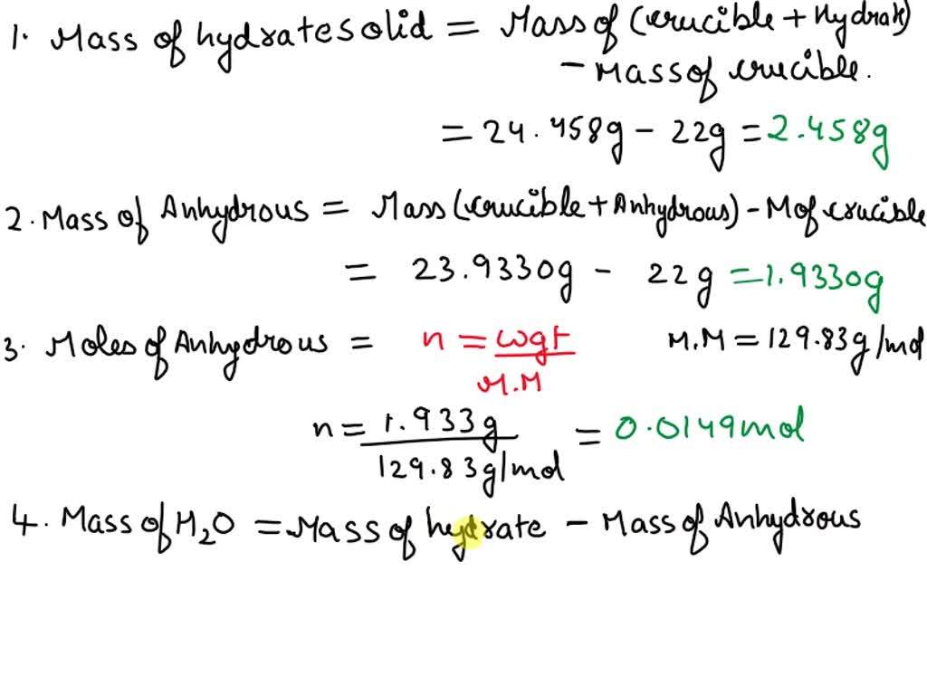 SOLVED Part A The following data was acquired by a group of students