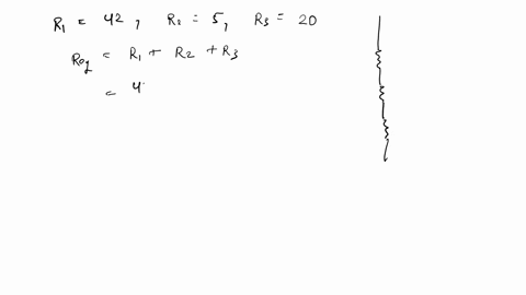 there-are-three-resistors-r1-r2-r3-connected-to-a-100-v-battery-as-shown-below-r1-42-ohms-r2-5-ohms-r3-20-ohms-what-is-the-voltage-drop-across-r1-100-67348
