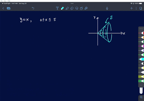 compute-the-surface-area-of-revolution-about-the-x-axis-over-the-interval-0-5-for-y-x-use-symbolic-notation-and-fractions-where-needed-s-42702