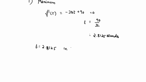 the-height-in-feet-of-an-object-after-t-seconds-is-given-by-the-function-f-t-16t-2-90t-5-find-a-the-maximum-height-the-object-will-attain-and-b-the-number-of-seconds-before-the-object-will-h-33536