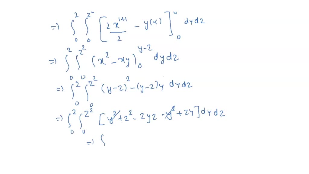 Solved10 Triple Integrals Evaluate The Triple Integral In The