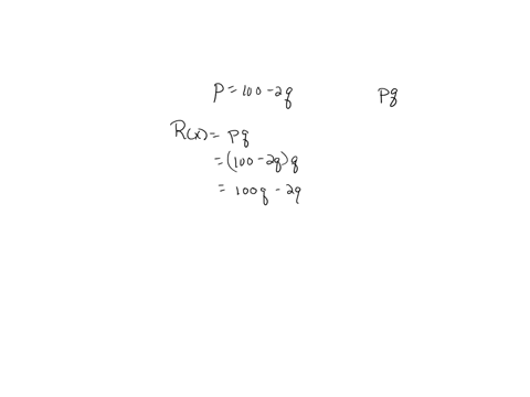 the-demand-function-for-a-manufacturers-product-is-p-1000-2q-where-p-is-the-price-in-dollars-per-unit-when-gunits-are-demanded-per-week-by-consumers_-find-the-level-of-production-that-will-m-74063