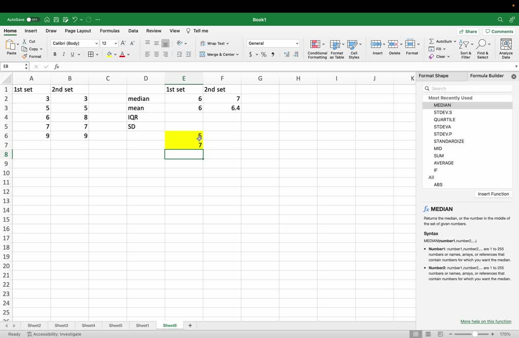 SOLVED: 1.46/47 Means, Medians, Standard Deviations, and IQRs: Answer ...