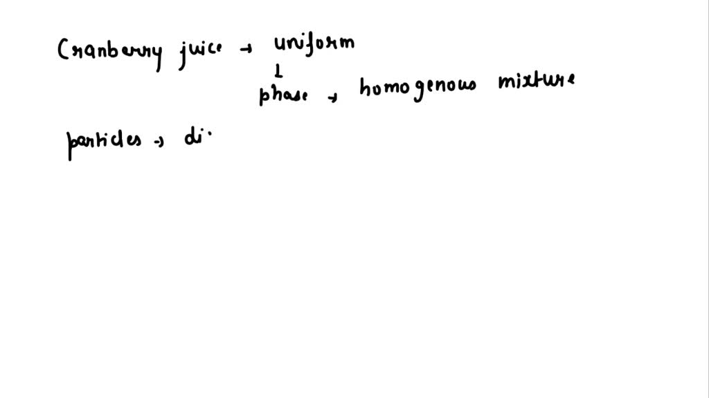 SOLVED Identify each of the following mixtures as either homogeneous